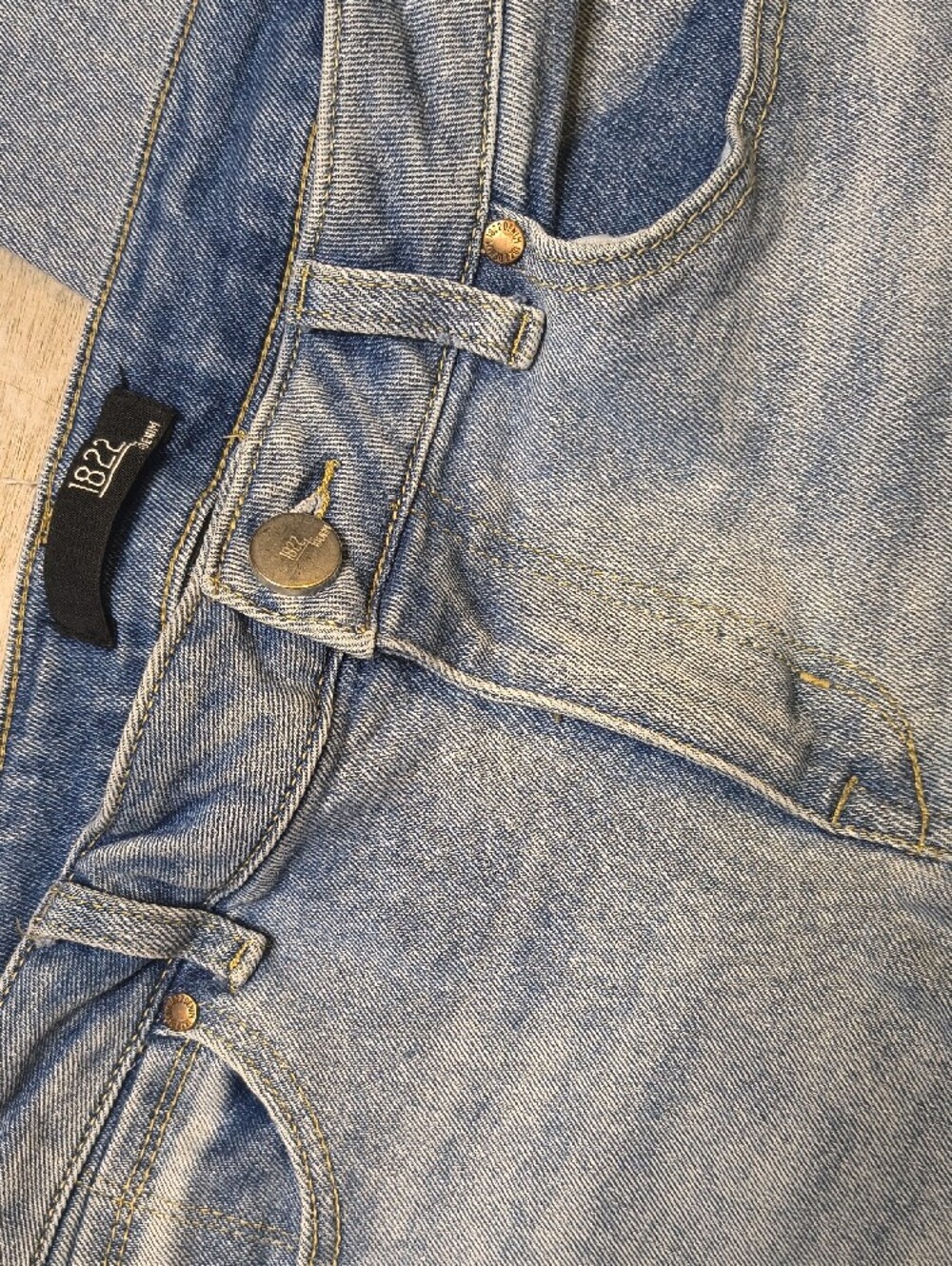 S1195 Skinny Fit Mid Rise👖1822 Denim Women's Size 14 Jeans